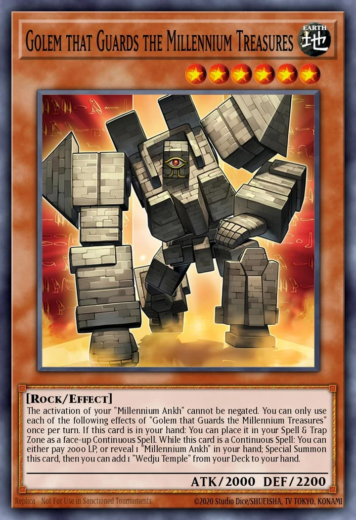 Golem that Guards the Millennium Treasures