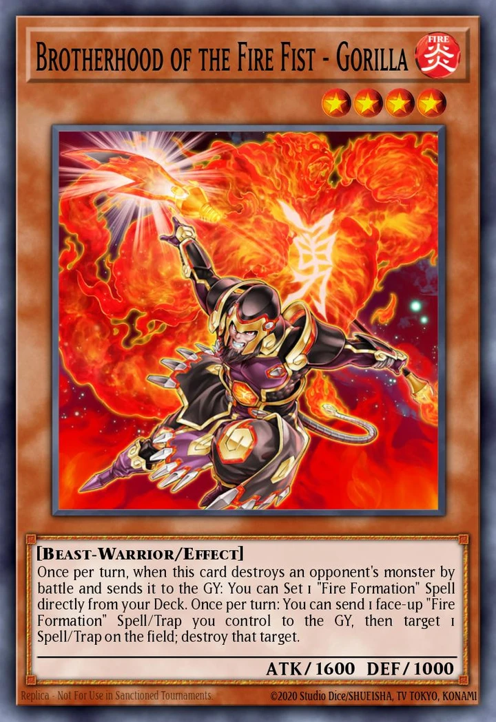 Brotherhood of the Fire Fist Gorilla