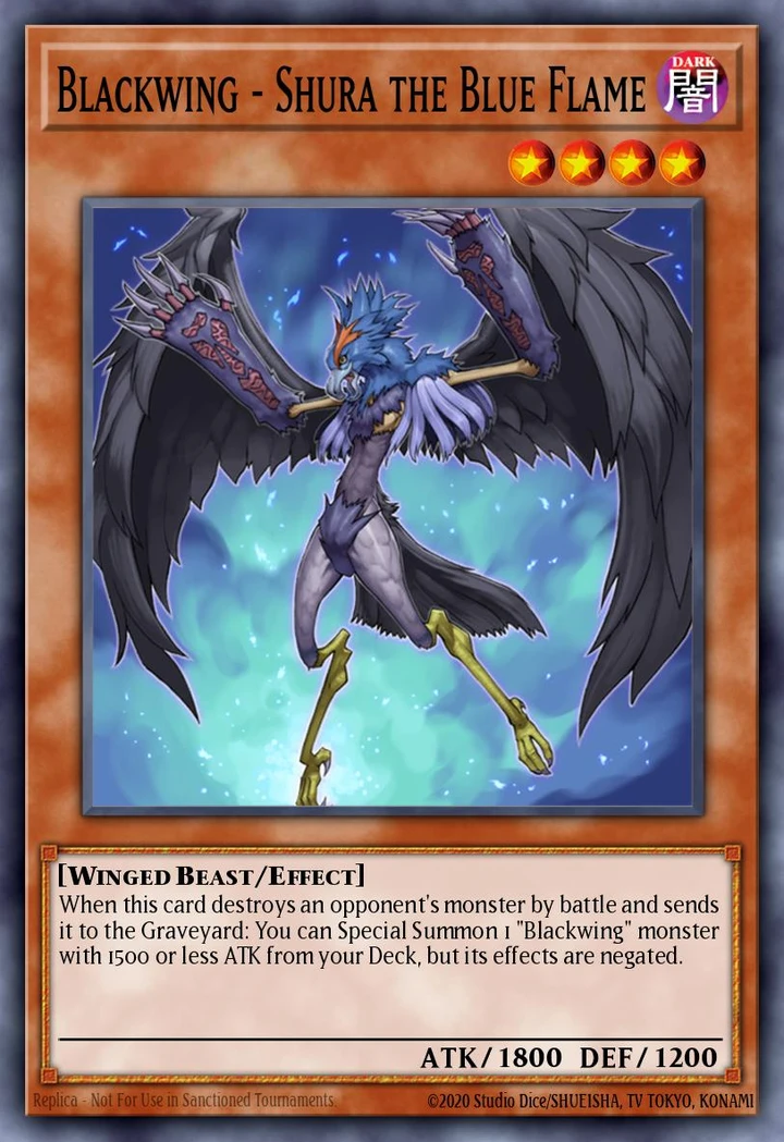 Blackwing Shura the Blue Flame