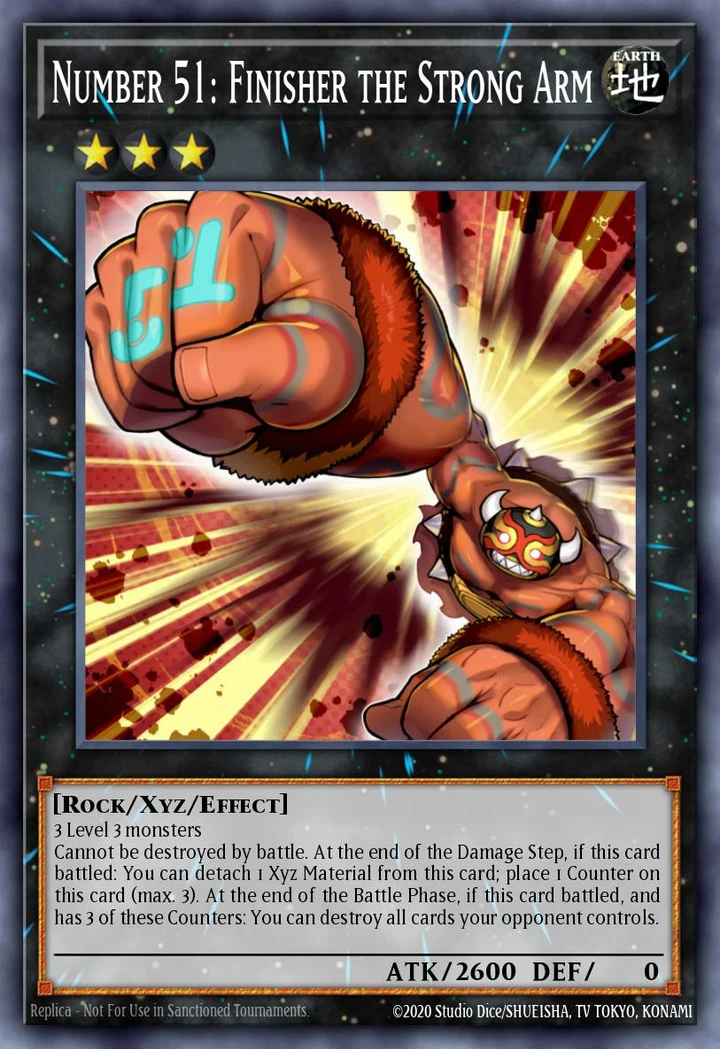 Number 51 Finisher the Strong Arm