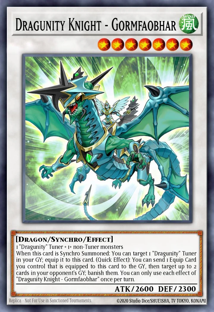 Dragunity Knight Gormfaobhar