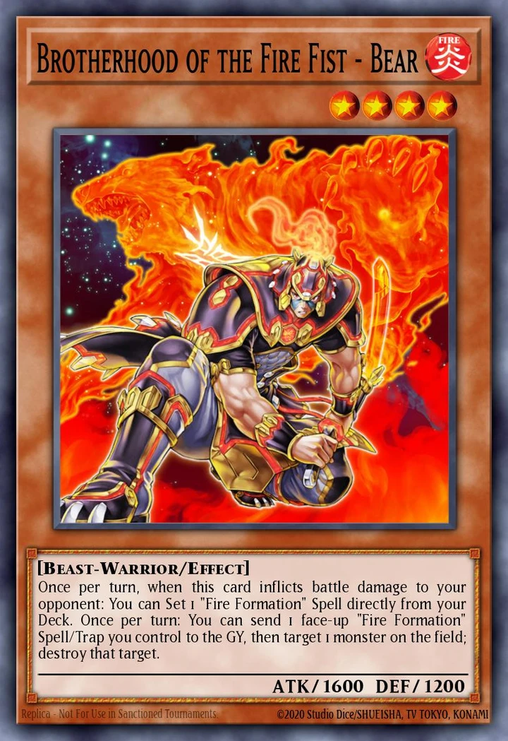 Brotherhood of the Fire Fist Bear