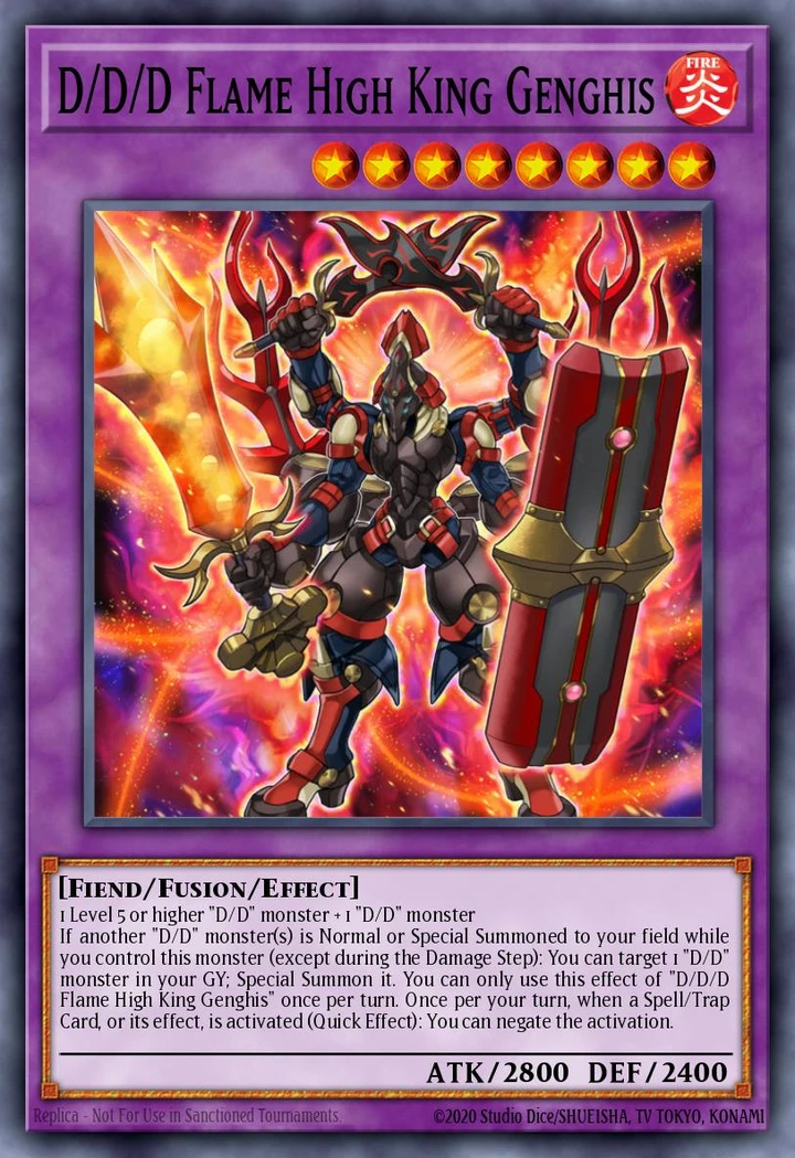D D D Flame High King Genghis