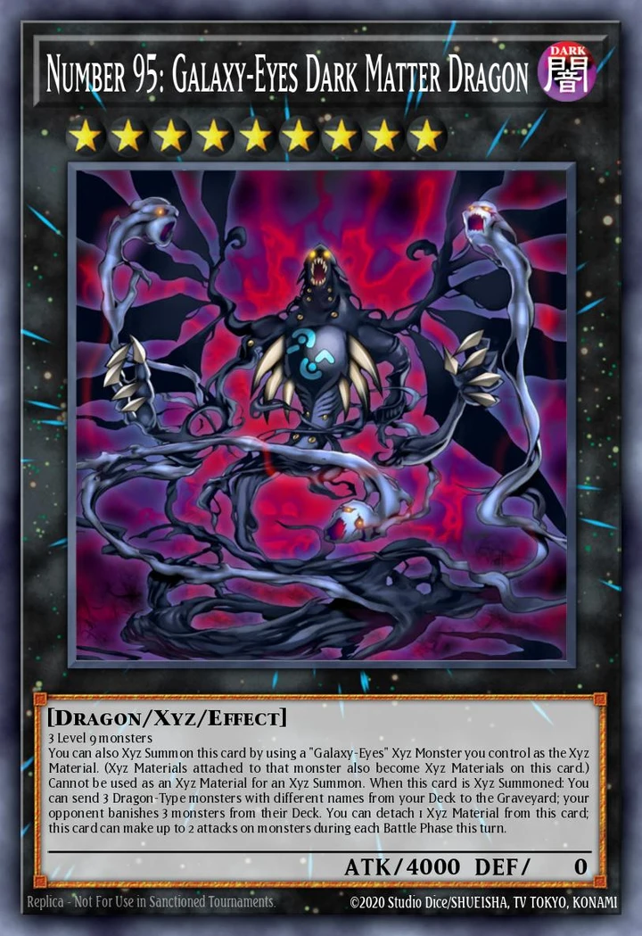 Number 95 Galaxy Eyes Dark Matter Dragon