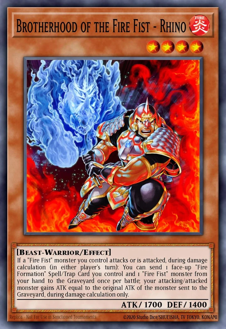 Brotherhood of the Fire Fist Rhino