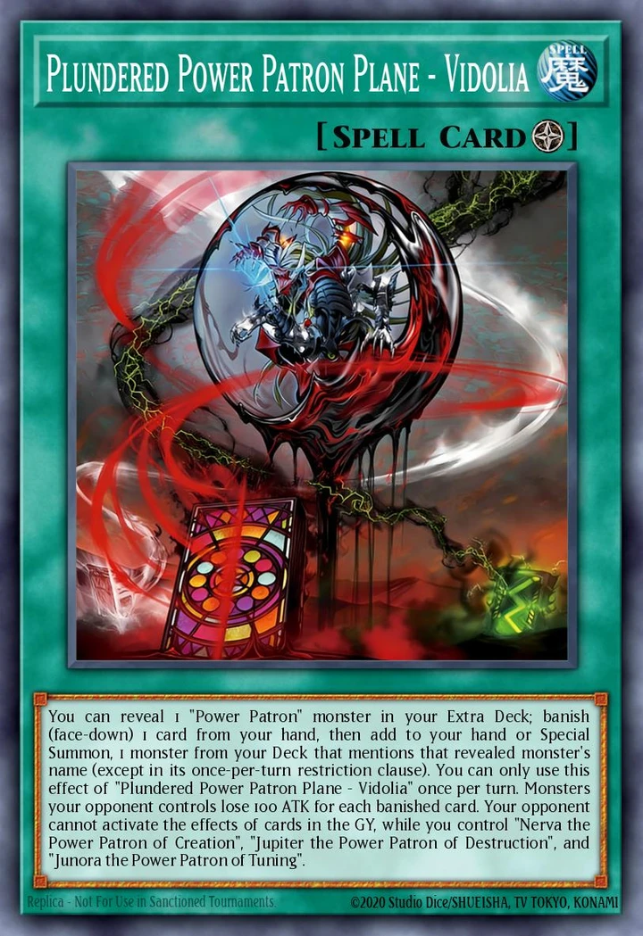 Plundered Power Patron Plane Vidolia