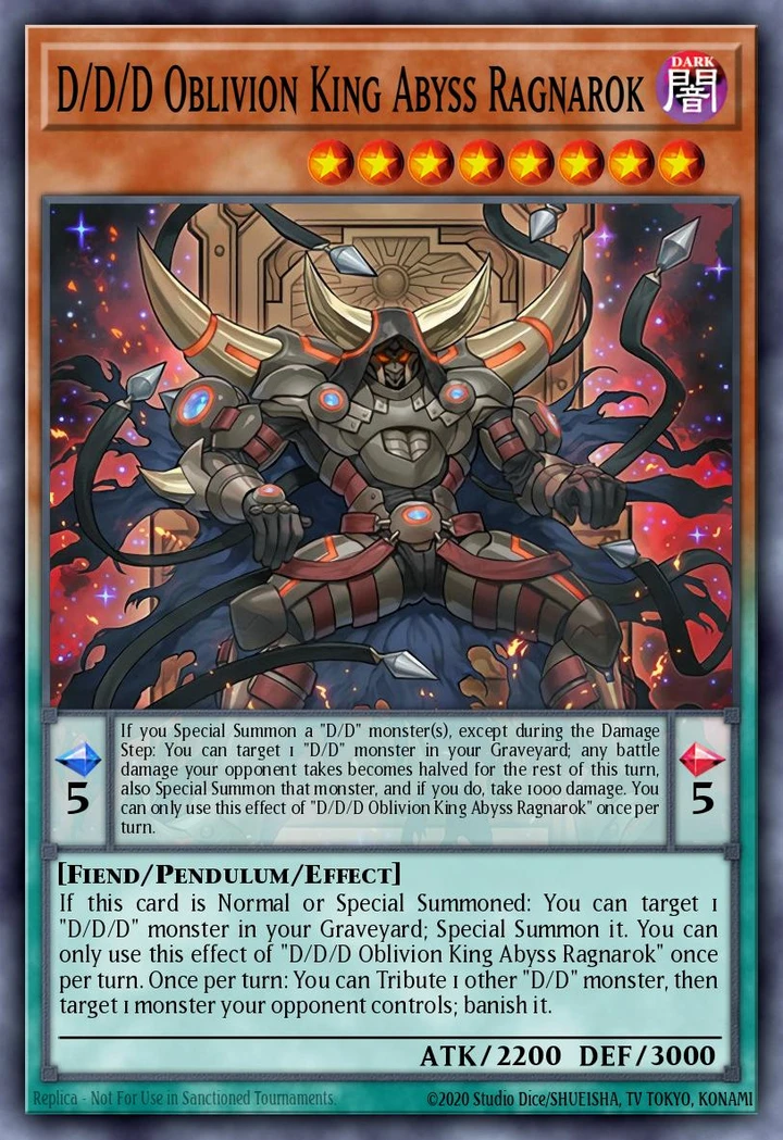 D D D Oblivion King Abyss Ragnarok