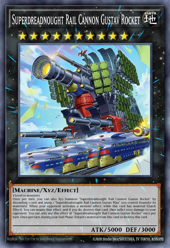 Superdreadnought Rail Cannon Gustav Rocket