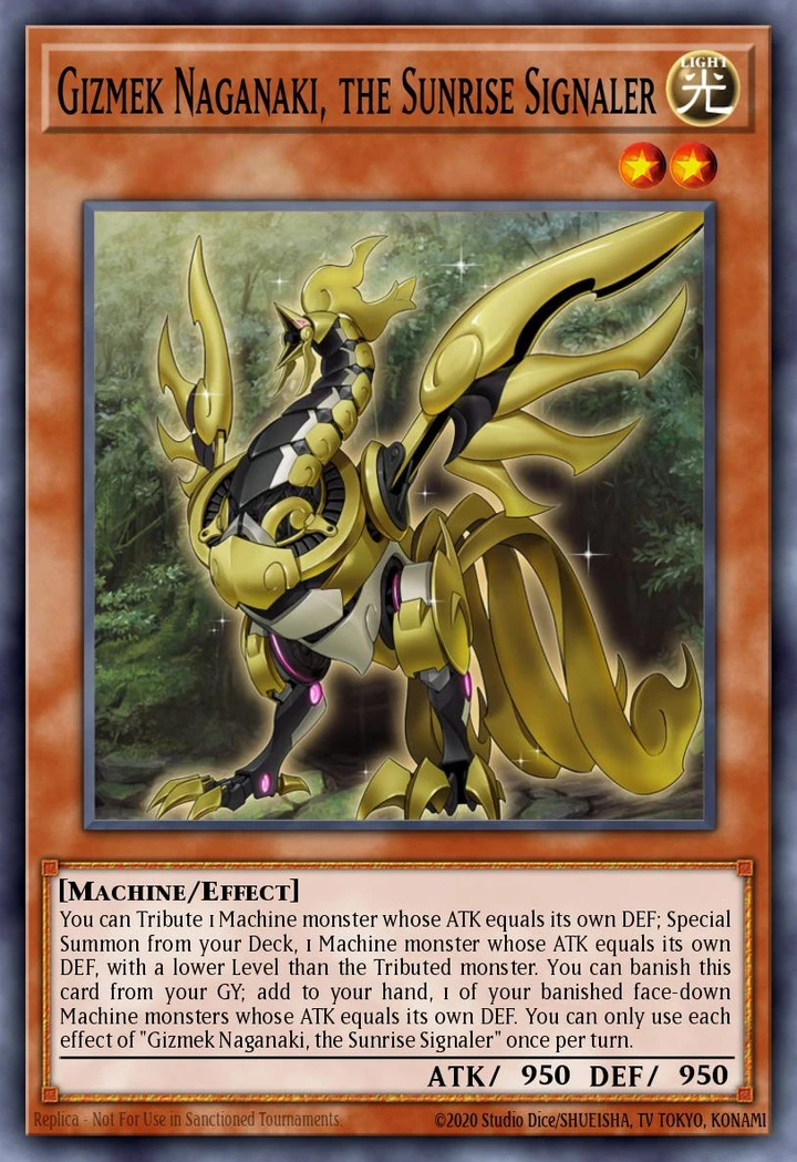 Gizmek Naganaki the Sunrise Signaler