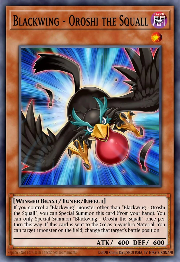 Blackwing Oroshi the Squall