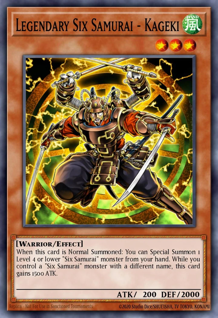 Legendary Six Samurai Kageki