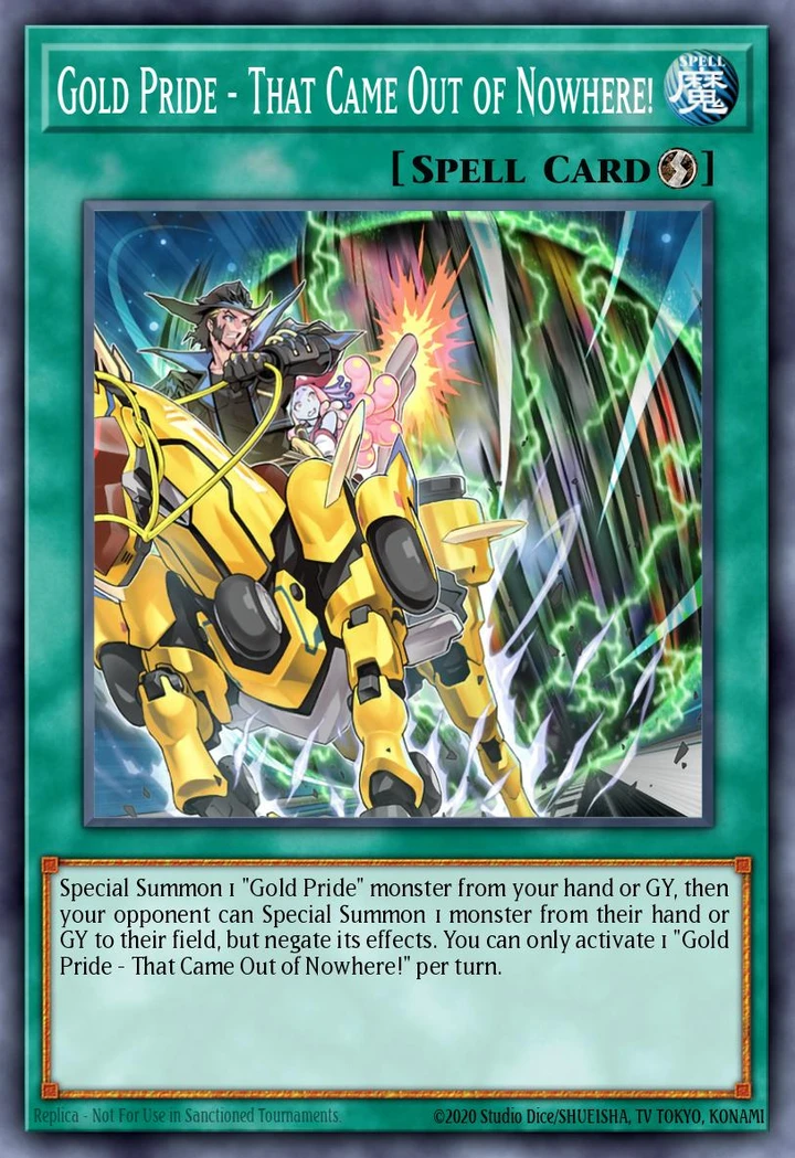 Gold Pride That Came Out of Nowhere