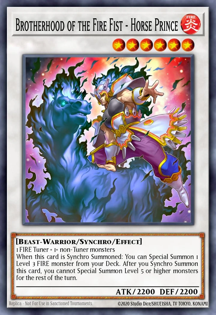 Brotherhood of the Fire Fist Horse Prince
