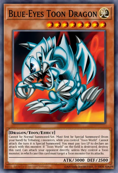 Blue Eyes Toon Dragon SRL 000