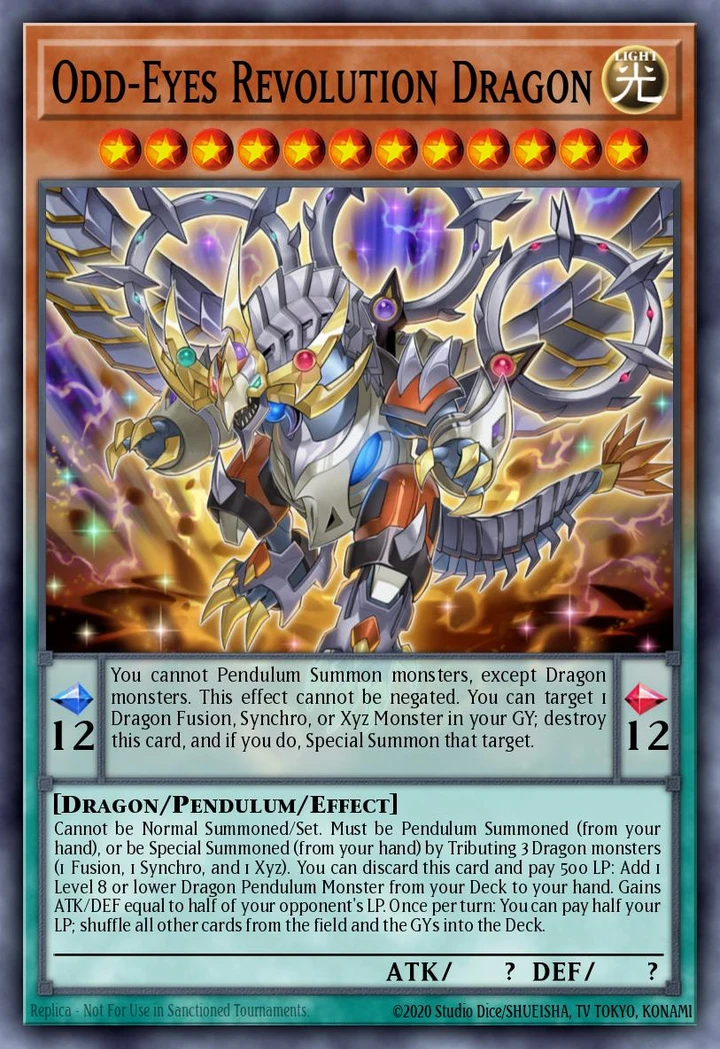 Odd Eyes Revolution Dragon