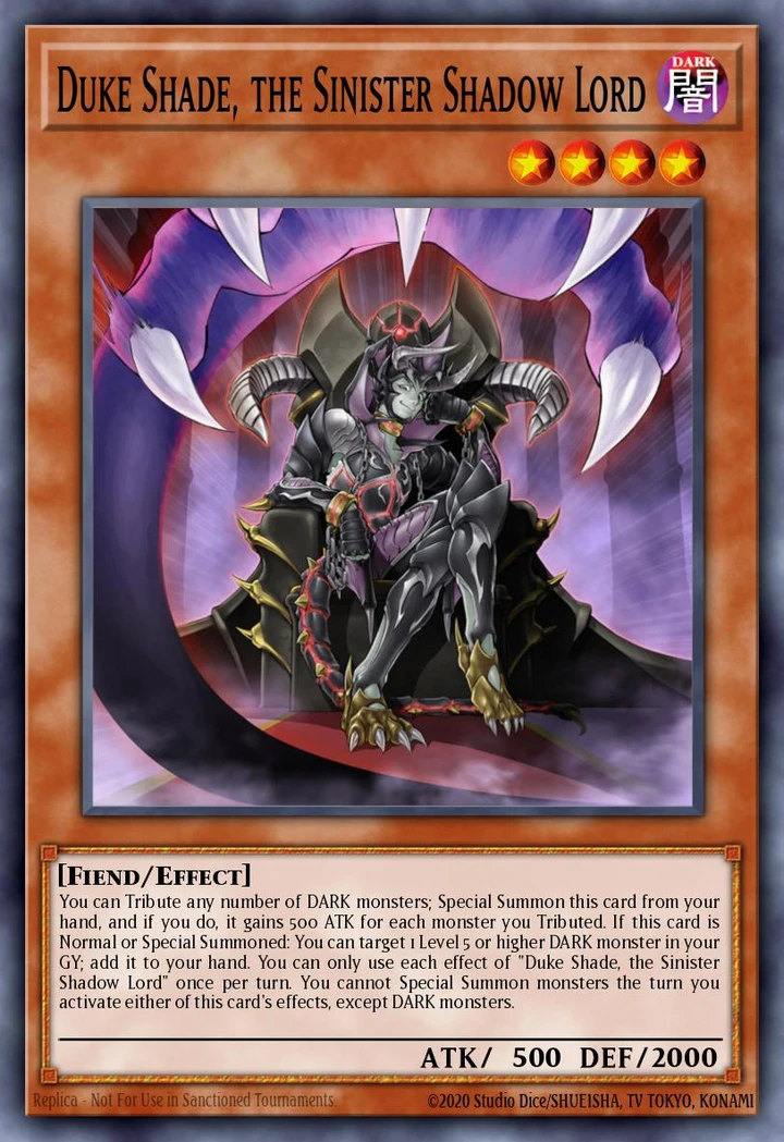 Duke Shade the Sinister Shadow Lord