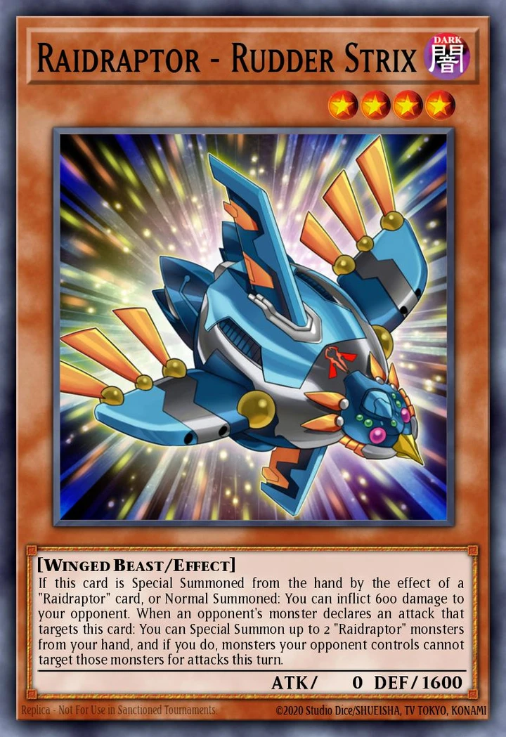 Raidraptor Rudder Strix