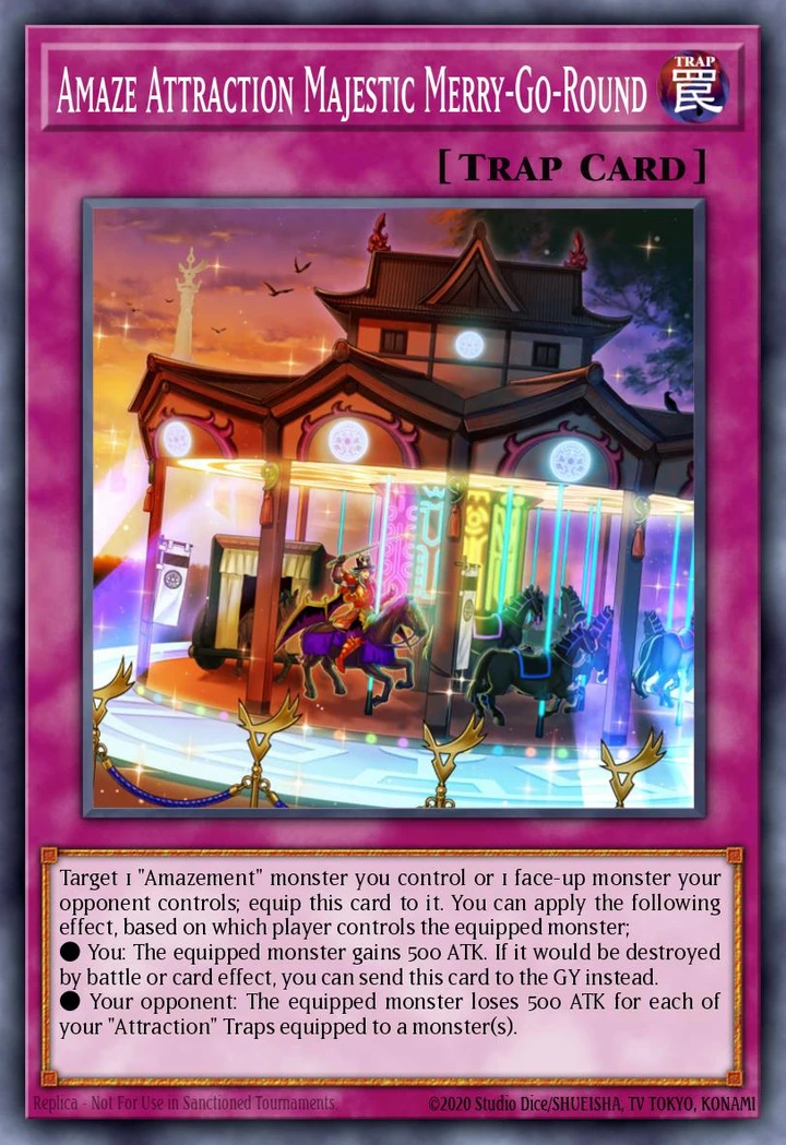 Amaze Attraction Majestic Merry Go Round