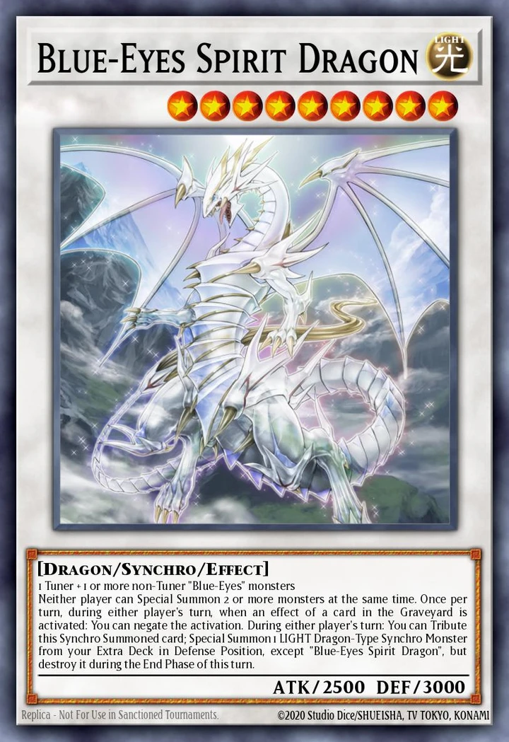 Blue Eyes Spirit Dragon