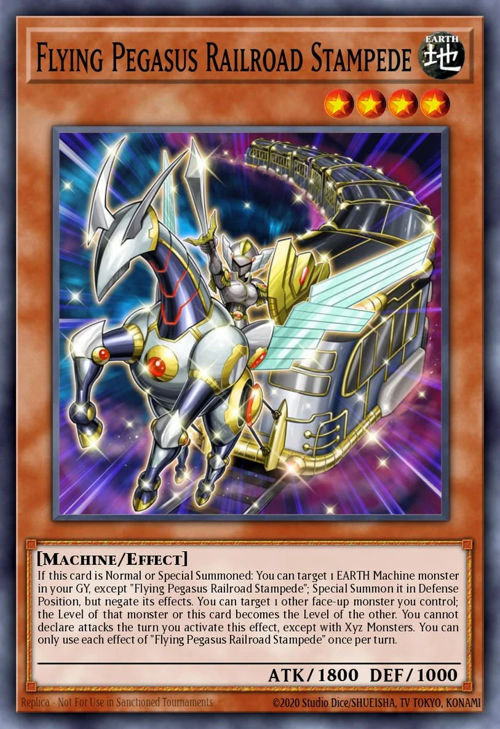 Flying Pegasus Railroad Stampede