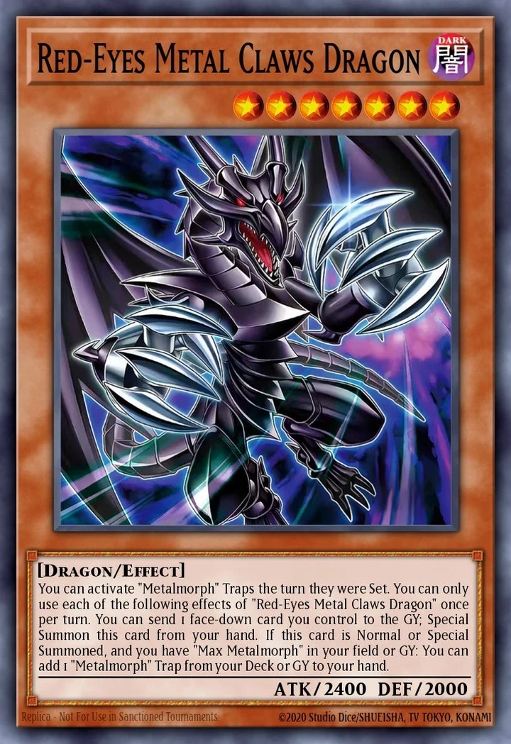 Red Eyes Metal Claws Dragon