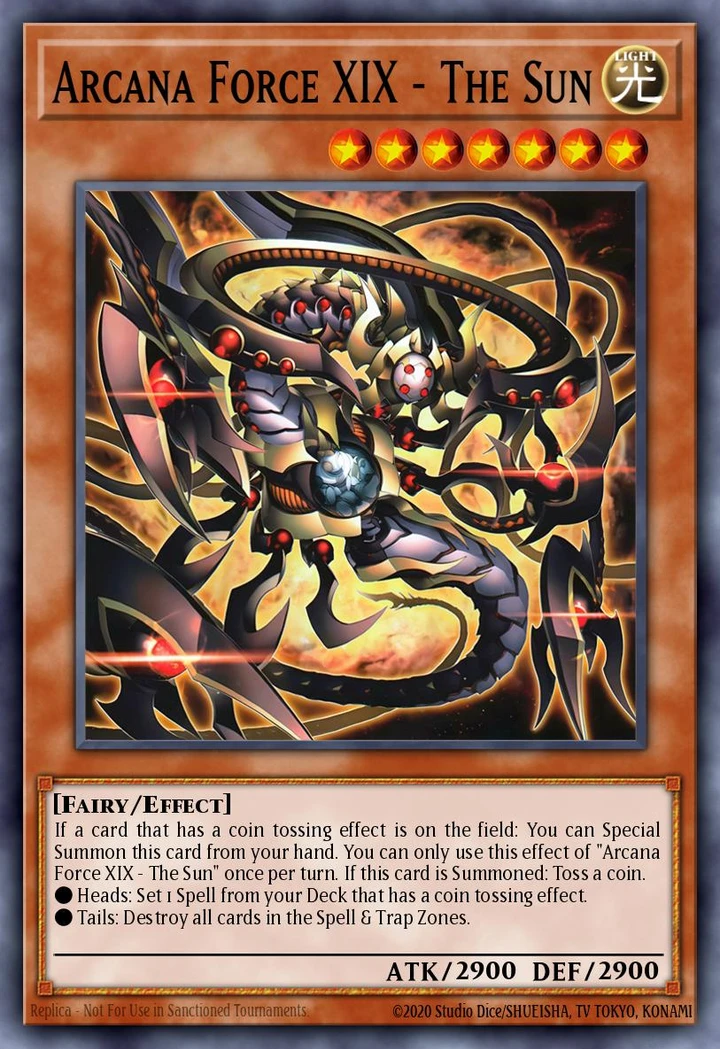 Arcana Force XIX The Sun