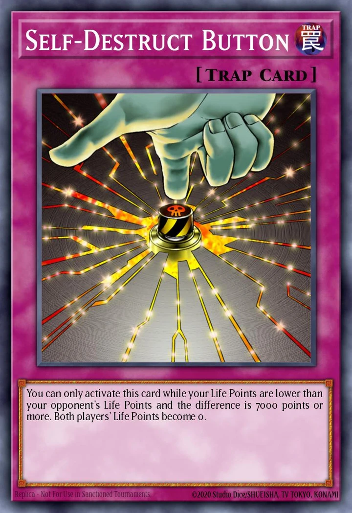 Self Destruct Button