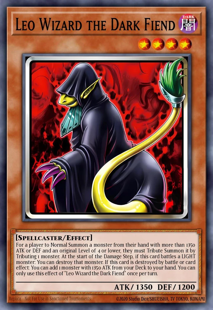 Leo Wizard the Dark Fiend