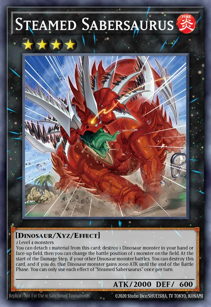 Steamed Sabersaurus