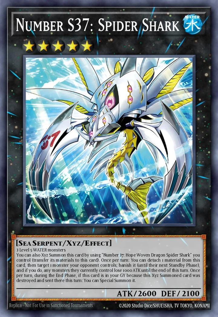 Number S37 Spider Shark