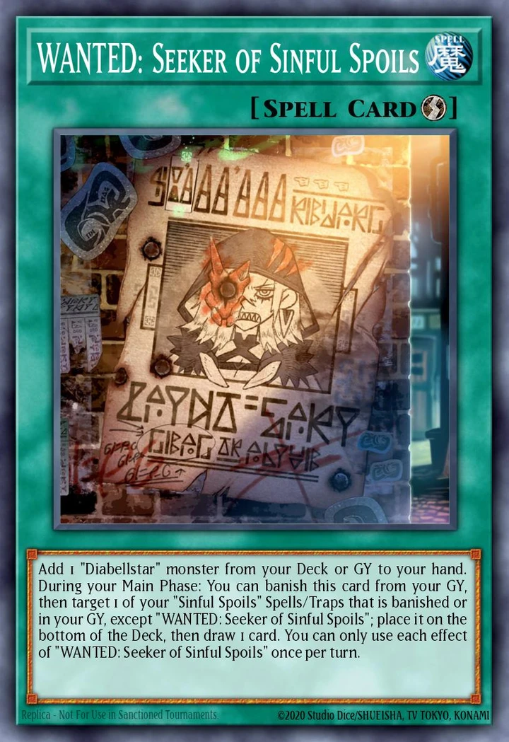WANTED Seeker of Sinful Spoils