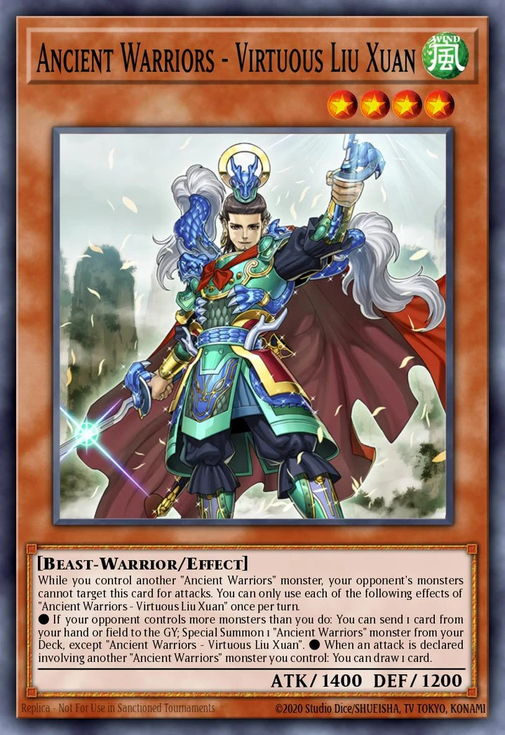 Ancient Warriors Virtuous Liu Xuan