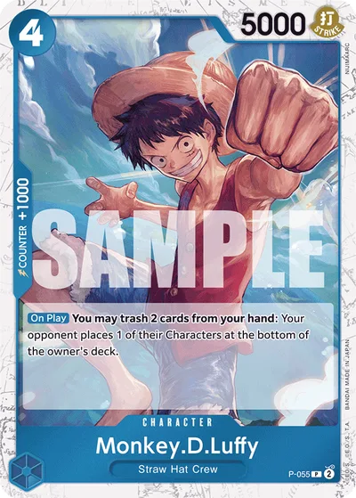 Monkey.D.Luffy (P-055) (Jolly Roger Foil)
