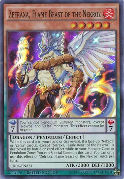 Zefraxa Flame Beast of the Nekroz