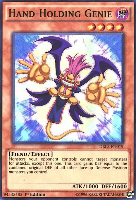Hand Holding Genie