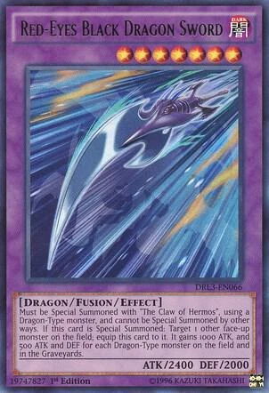 Red Eyes Black Dragon Sword