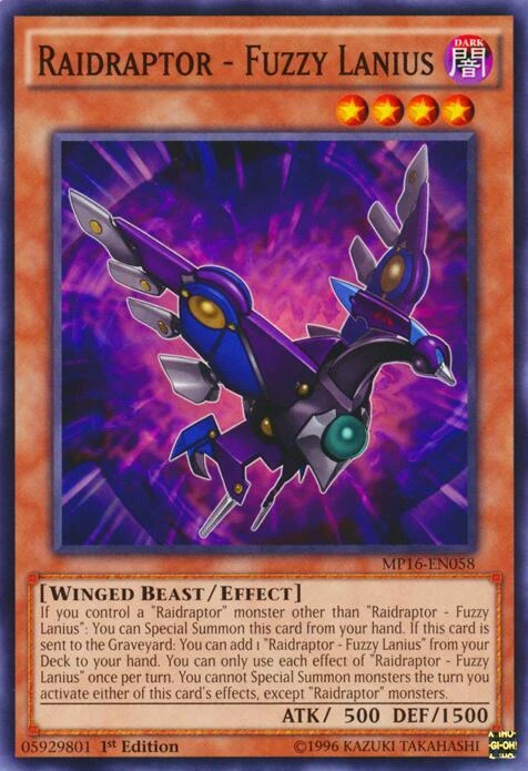 Raidraptor Fuzzy Lanius