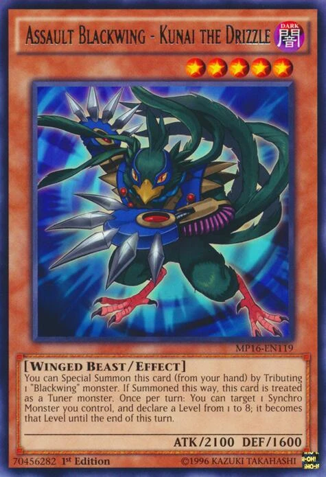 Assault Blackwing Kunai the Drizzle