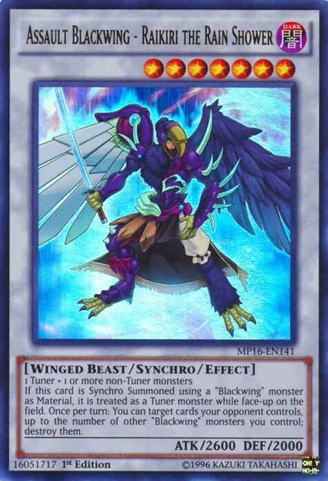 Assault Blackwing Raikiri the Rain Shower