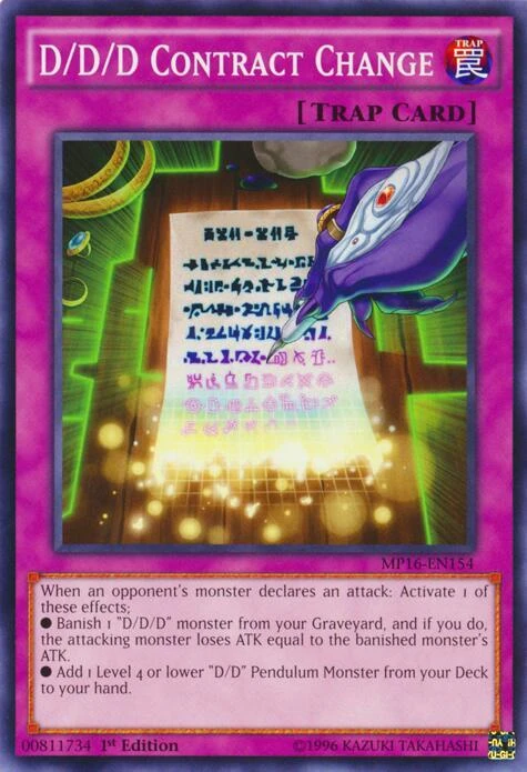 D D D Contract Change
