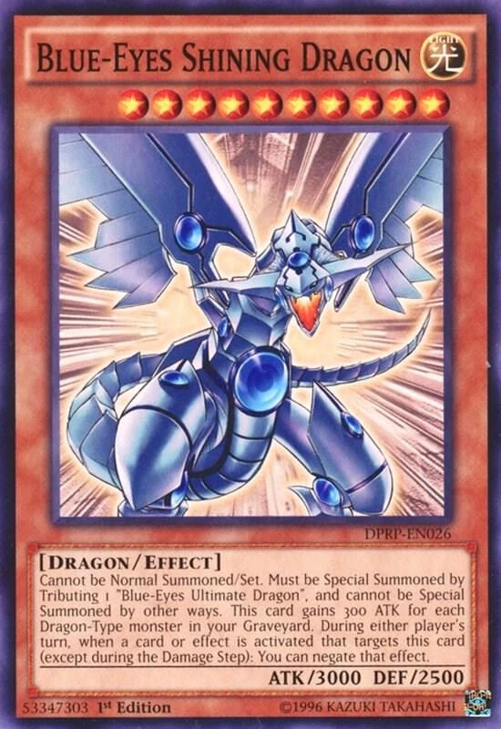 Blue Eyes Shining Dragon