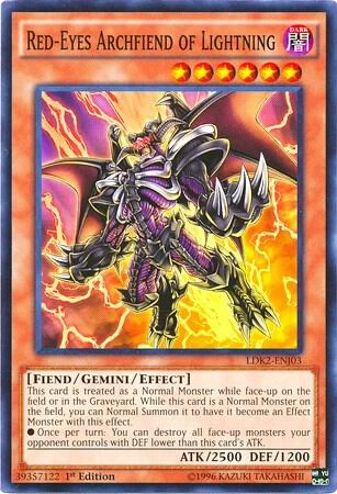 Red Eyes Archfiend of Lightning