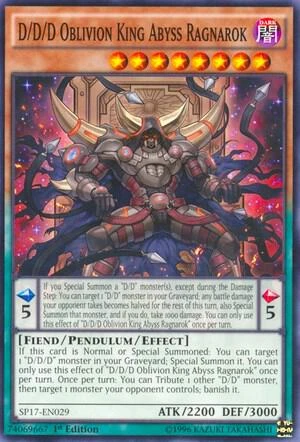 D D D Oblivion King Abyss Ragnarok