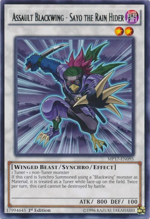 Assault Blackwing Sayo the Rain Hider