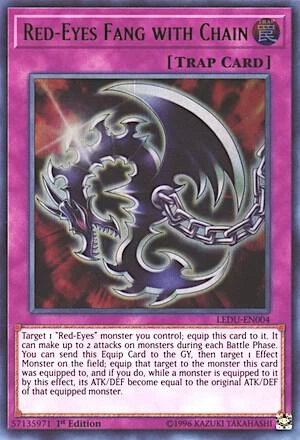Red Eyes Fang with Chain