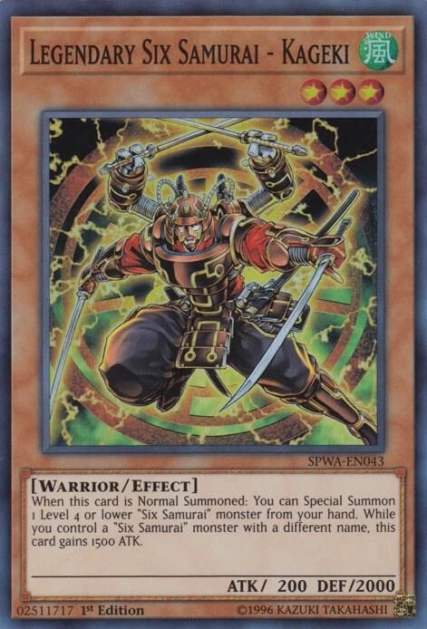 Legendary Six Samurai Kageki