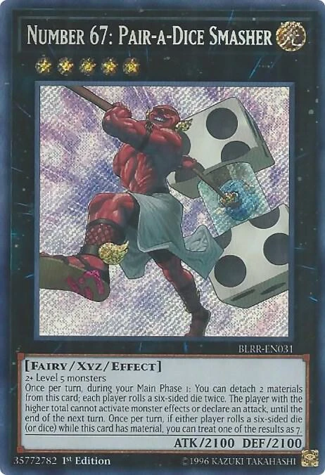 Number 67 Pair a Dice Smasher