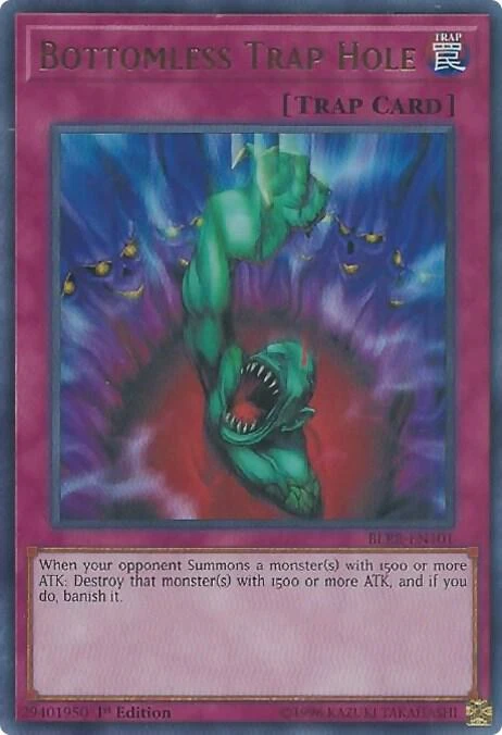 Bottomless Trap Hole