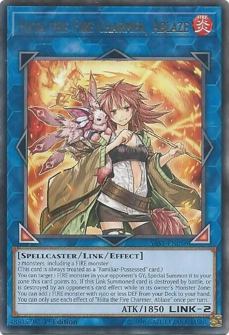 Hiita the Fire Charmer Ablaze