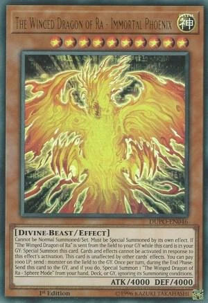 The Winged Dragon of Ra Immortal Phoenix